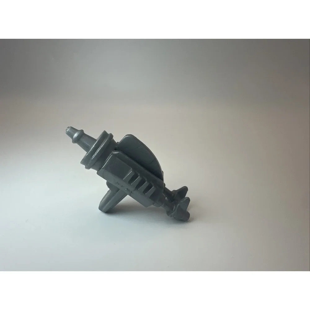 Vintage 1985 MOTU Roboto Gray Gun Weapon Accessory Part He-Man Mattel Rare
